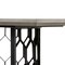 Armen Living Solange Concrete and Black Metal Rectangular Dining Table LCSODICCGR - alternate 5